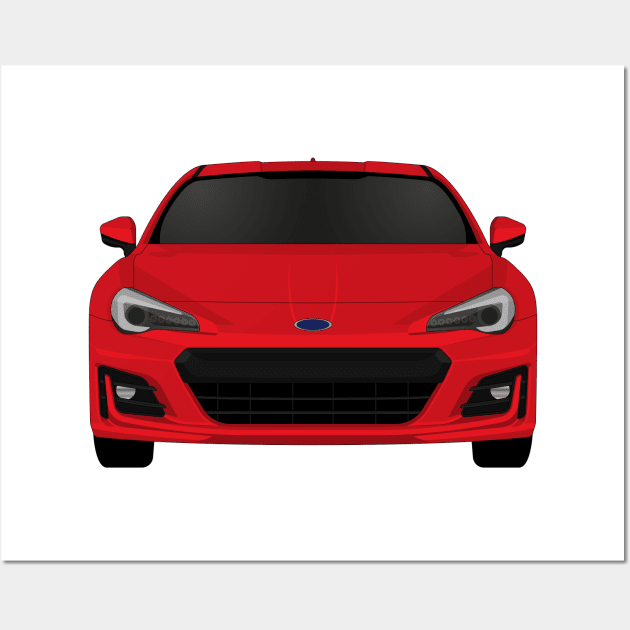 Brz Red Wall Art by VENZ0LIC